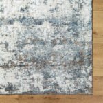 Narah Solid and Border Dark Blue Area Rug - Image 6