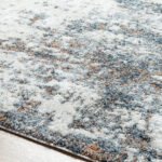 Narah Solid and Border Dark Blue Area Rug - Image 2