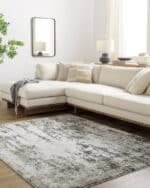 Terrel Modern Dark Moss Area Rug - Image 2