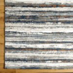Rayshon Modern Dark Blue Area Rug - Image 6