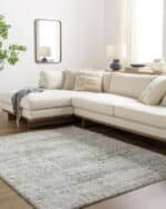 Sherod Modern Dark Green Area Rug - Image 2