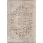 Sandrea Traditional Light Brown Area Rug