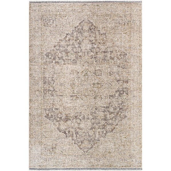 Sandrea Traditional Light Brown Area Rug