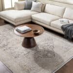 Sandrea Traditional Light Brown Area Rug - Image 6