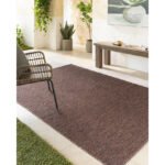 Benjaman Bohemian Brown Area Rug