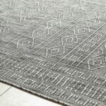 Benjaman Bohemian Black/Cream Area Rug - Image 2