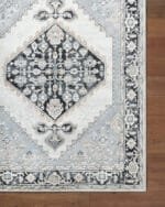 Daylan Traditional Black Area Rug - Image 9