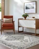 Daylan Traditional Black Area Rug - Image 2