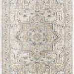 Ralphael Traditional Dark Brown Area Rug