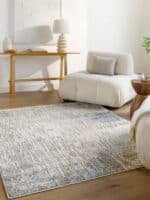 Shere Modern White Area Rug