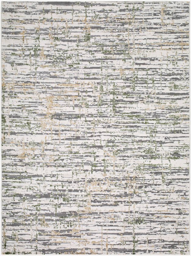 AAAB9917-537-1 Melondy Modern Olive Area Rug - Image 1