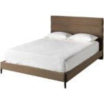 Kory Brown Upholstered Bed