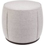 Shericka Light Gray Ottoman