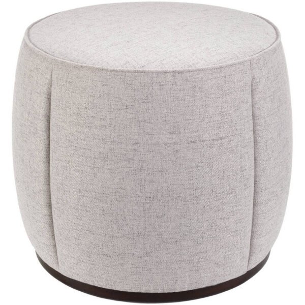 Shericka Light Gray Ottoman