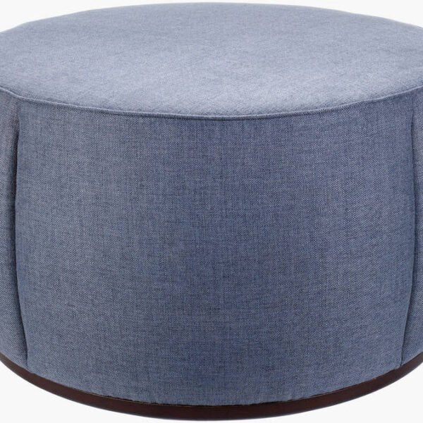 Chanae Medium Gray Ottoman
