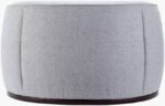 Chanae Light Gray Ottoman - Image 3