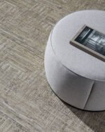 Chanae Light Gray Ottoman - Image 2