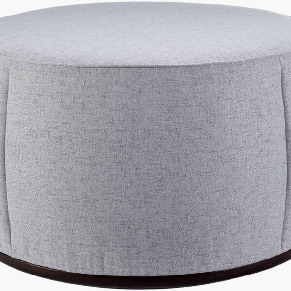 Chanae Light Gray Ottoman