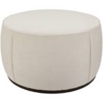 Chanae Light Beige Ottoman