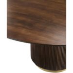 Allisa Dark Brown Dining Table - Image 4