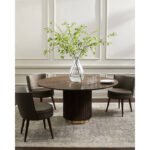 Allisa Dark Brown Dining Table - Image 2