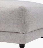 Daphanie Oatmeal Ottoman - Image 4