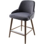 Shirlee Black Counter Stool