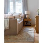 Aris Beige/Brown Upholstered Bed - Image 2