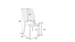 Chavon Light Gray Dining Chair - Image 7