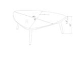 Delbert Brown Coffee Table - Image 6