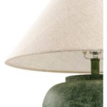Deeandra Modern Dark Green Table Lamp - Image 4