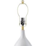 Thomasine Modern White Table Lamp - Image 5