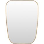 Alyce Modern Gold Wall Mirror