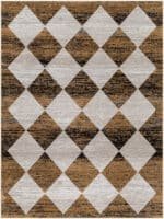 Eligio Modern Charcoal/Mustard Area Rug - Image 2