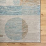 Sumer Modern Tan/Blue Area Rug - Image 5
