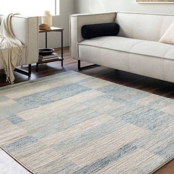 Ahron Modern Navy Area Rug