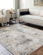 Latonya Rustic Charcoal Area Rug
