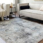 Latonya Rustic Ivory/Blue Area Rug