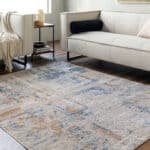 Harmonie Rustic Light Beige/Blue Area Rug