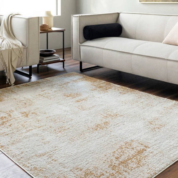 Shamille Rustic Mustard/Light Beige Area Rug