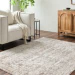 Kathlene Cottage Light Silver Area Rug