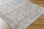 Eran Traditional Light Silver Washable Area Rug - Image 11