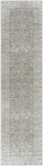 Dian Traditional Khaki/Light Silver Washable Area Rug - Image 10