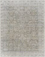 Dian Traditional Khaki/Light Silver Washable Area Rug - Image 4