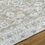 Dian Traditional Khaki/Light Silver Washable Area Rug - Image 7