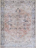 Darling Traditional Slate Washable Area Rug - Becki Owens x Livabliss - Image 4