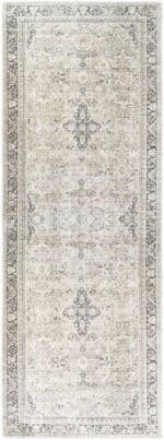 Darling Traditional Warm Grey/Khaki Washable Area Rug - Becki Owens x Livabliss - Image 11