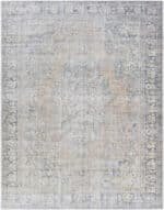 Darling Traditional Light Silver Washable Area Rug - Becki Owens x Livabliss - Image 2