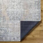 Darling Traditional Light Silver Washable Area Rug - Becki Owens x Livabliss - Image 5