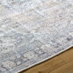 Darling Traditional Light Silver Washable Area Rug - Becki Owens x Livabliss - Image 6